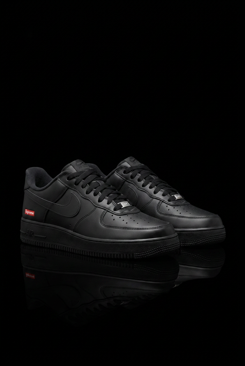 Supreme x Nike Air Force 1 Low 'Box Logo - Black'