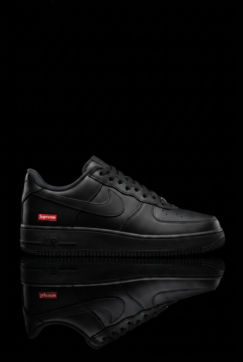 Supreme x Nike Air Force 1 Low 'Box Logo - Black'