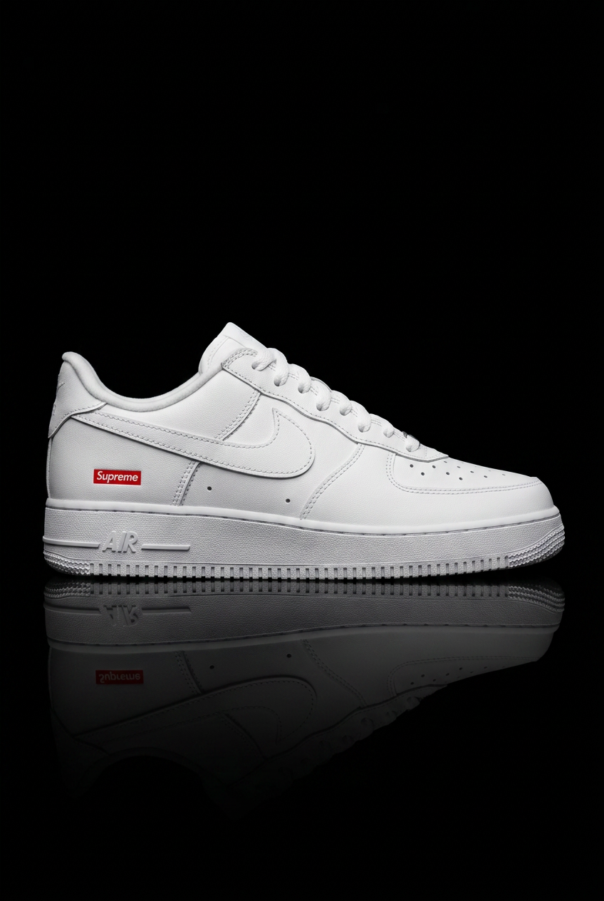 Supreme x Nike Air Force 1 Low 'Box Logo - White'