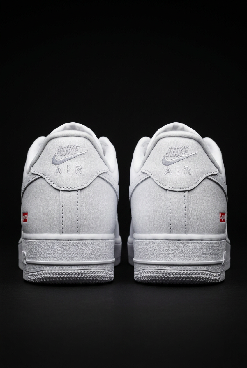 Supreme x Nike Air Force 1 Low 'Box Logo - White'