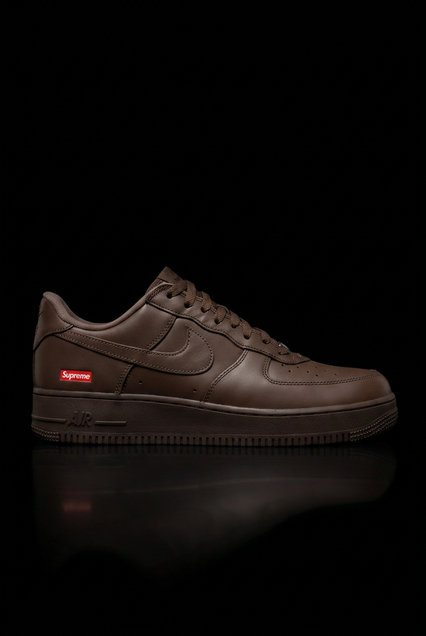 Supreme x Nike Air Force 1 Low 'Box Logo - Baroque Brown'