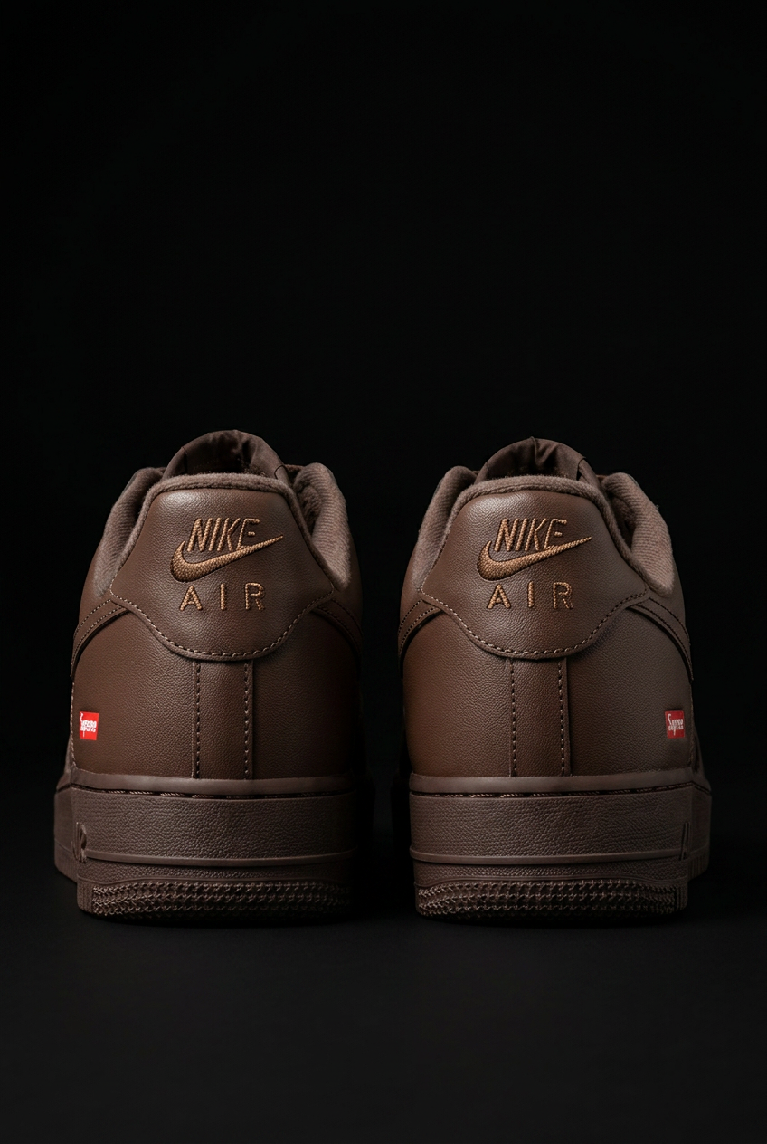 Supreme x Nike Air Force 1 Low 'Box Logo - Baroque Brown'