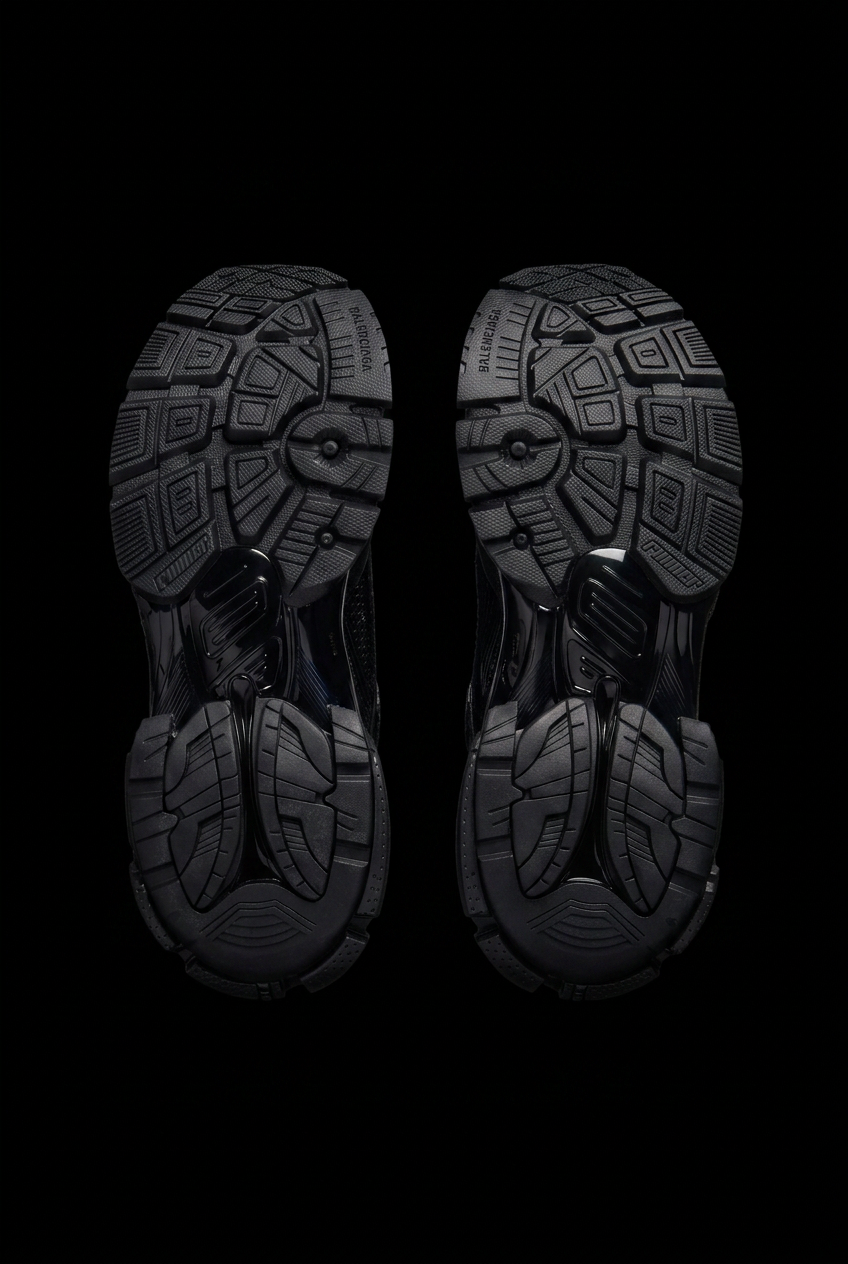 Men's Runner Led Sneaker in Black