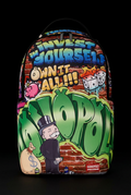 Sprayground Monopoly Graffiti Gold Rush DLXR Backpack