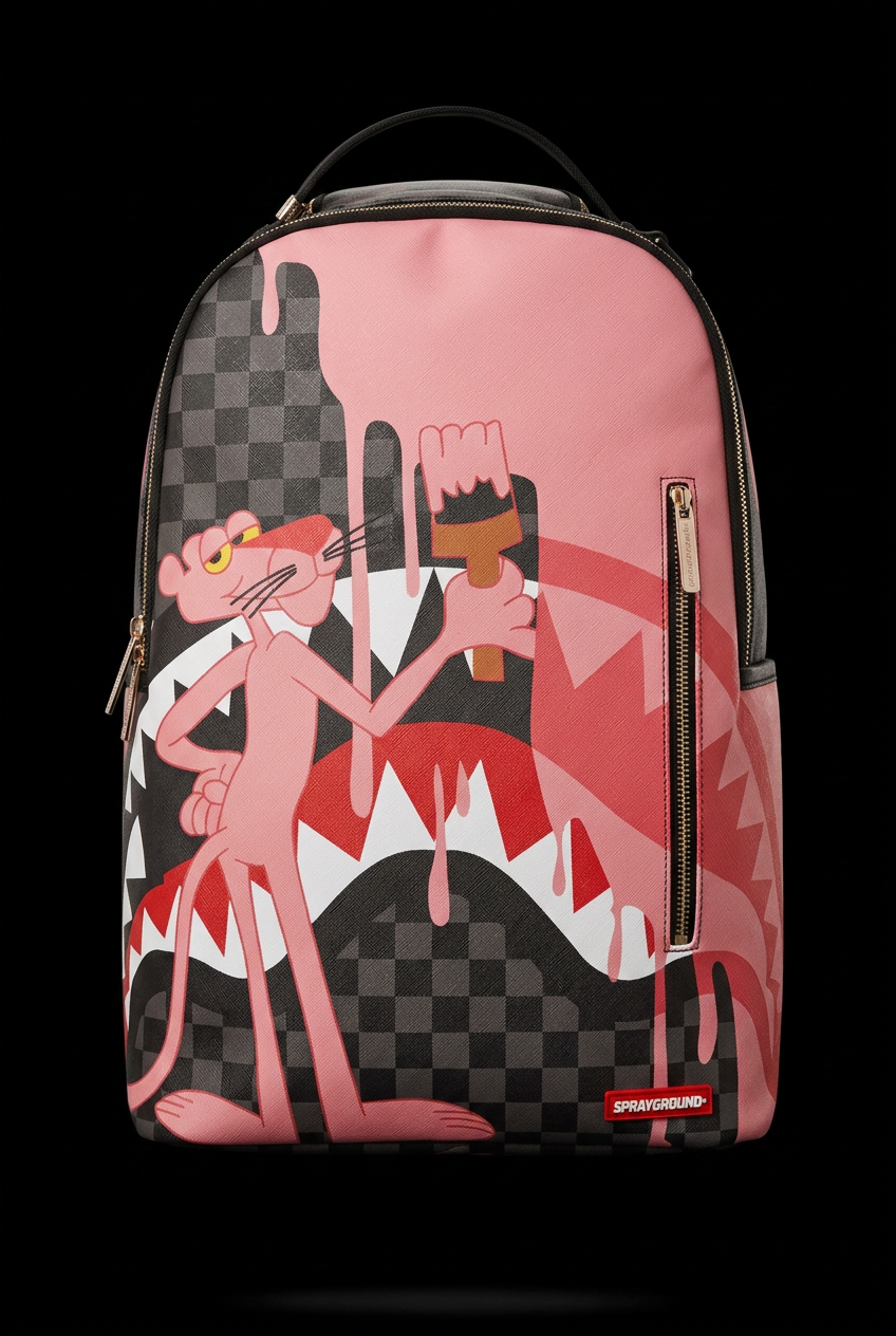 PINK PANTHER PINK PAINTER BACKPACK