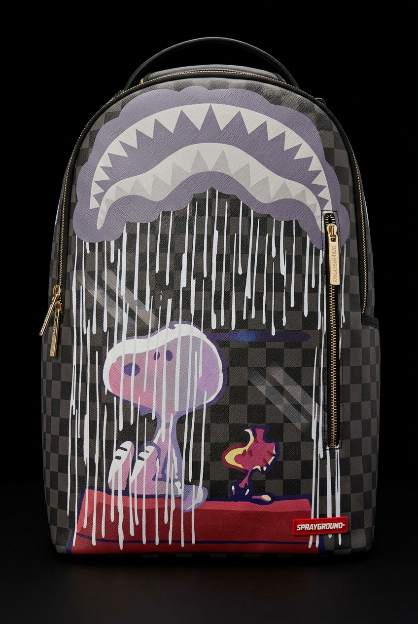 Sprayground Snoopy backpack black