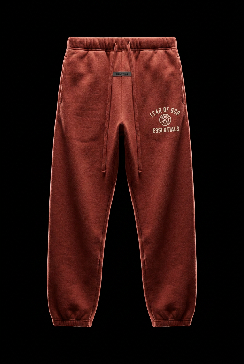 Fear of God Essentials Fleece Essential Sweatpant Crimson