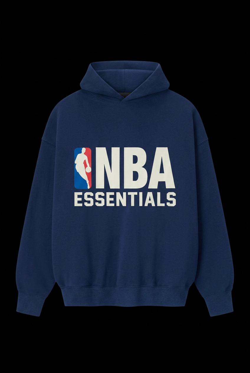 Fear of God Essentials NBA Sport Hoodie Estate Blue