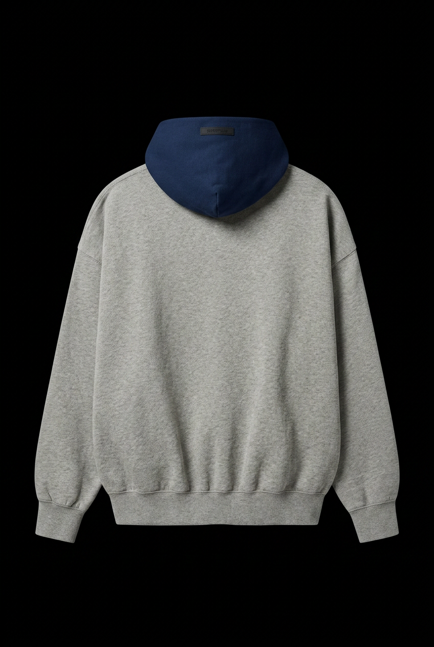 Fear of God Essentials NBA Sport Hoodie Concrete Heather/Estate Blue
