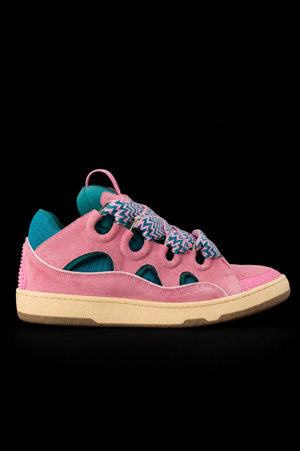 Lavins Pink/Blue Jumbo Laces