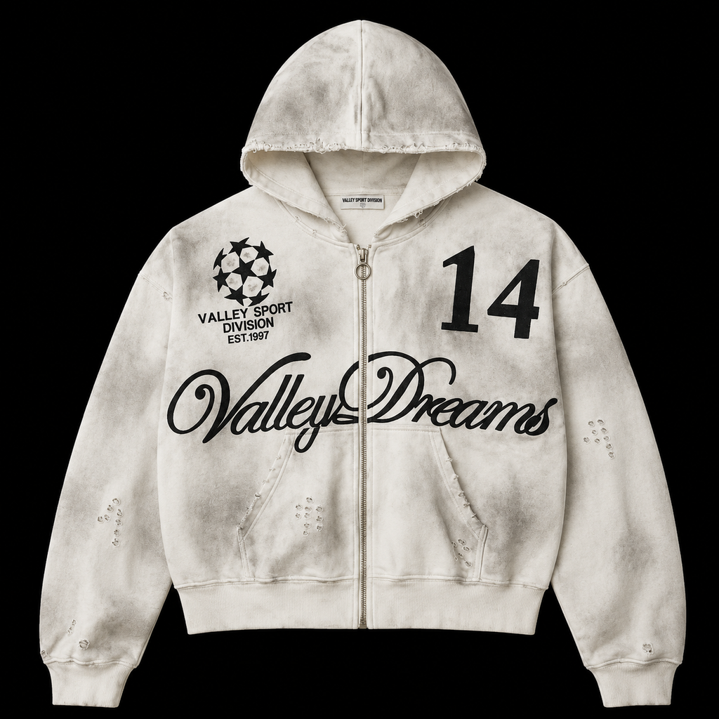 Vale Forever Oreo 14 Zip Up Hoodie 'Dest/Smoke'