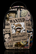 Sprayground One Piece Wanted Shark Posters Backpack
