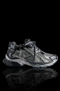 Balenciaga Men's Runner Sneaker in Grey/navy/light Blue