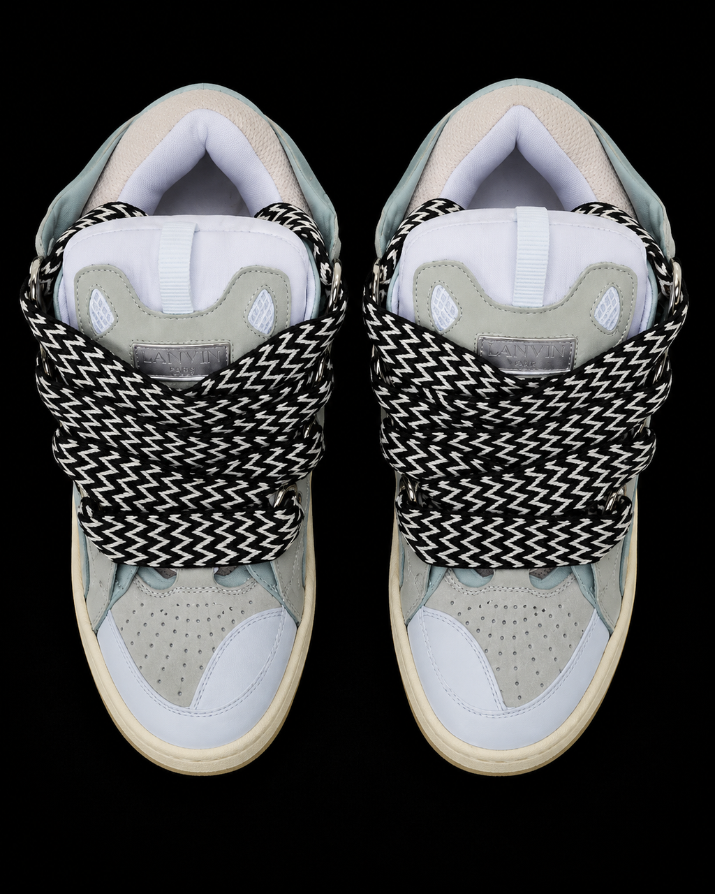 Lavins Blue Jumbo Laces