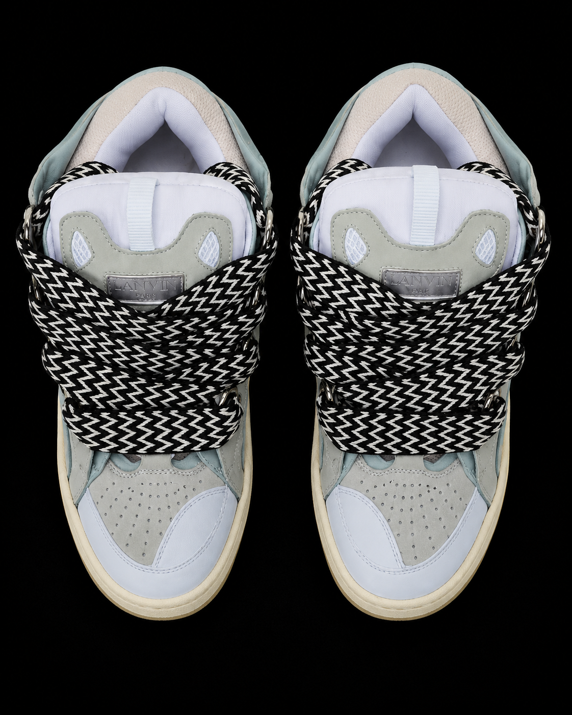 Lavins Blue Jumbo Laces
