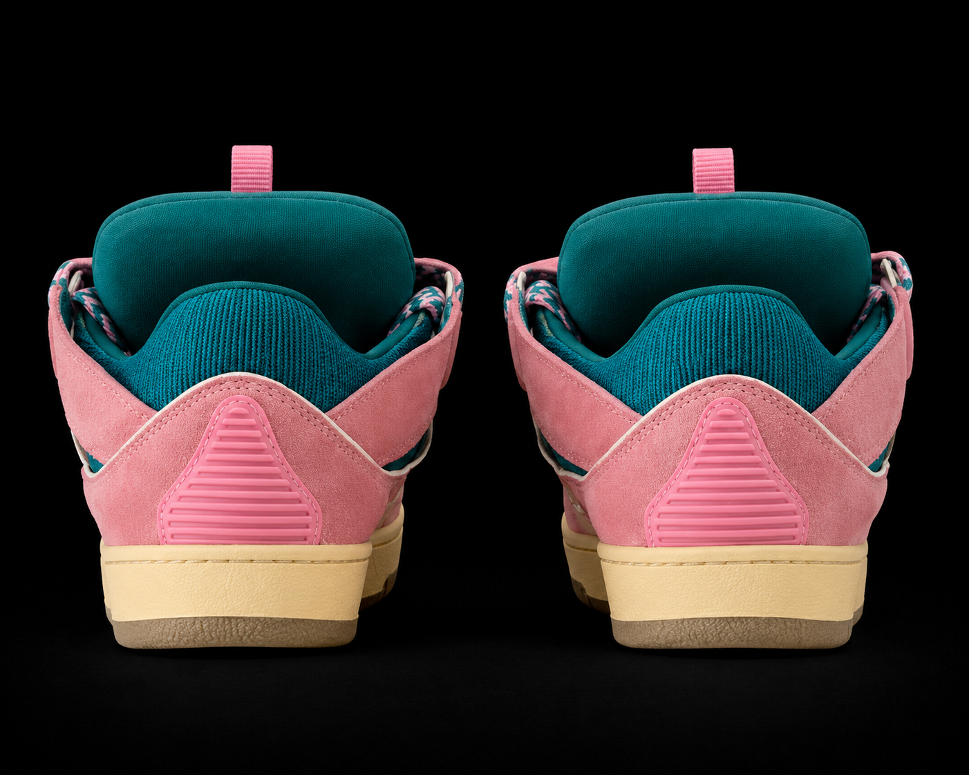 Lavins Pink/Blue Jumbo Laces