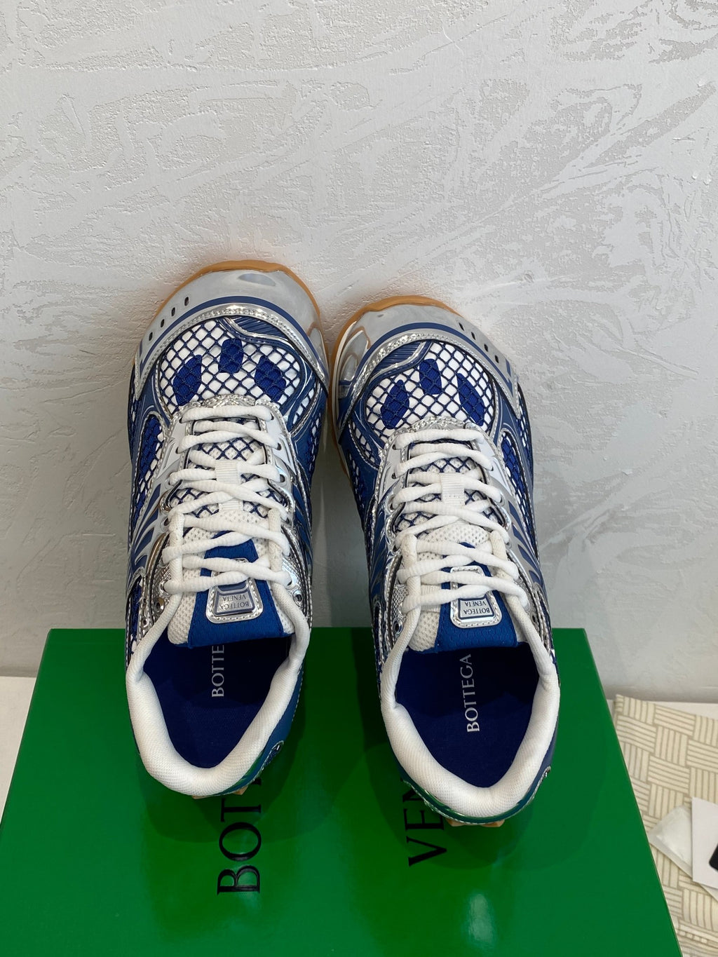 Blue Bottega Venetas