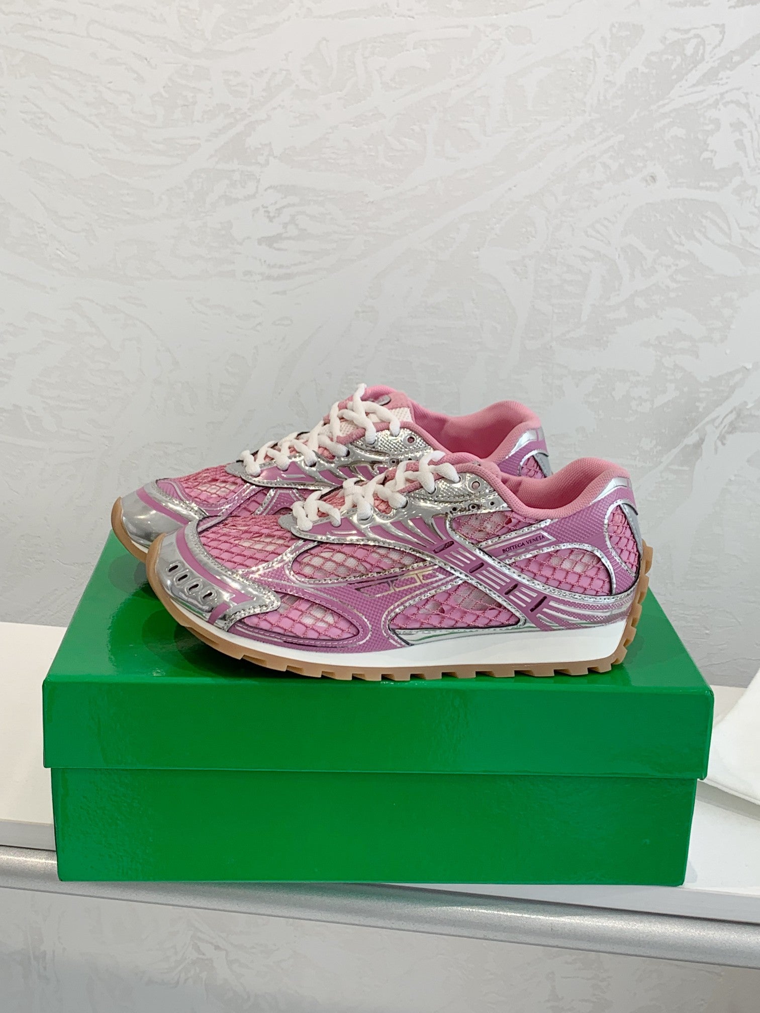 Pink Bottega Veneta