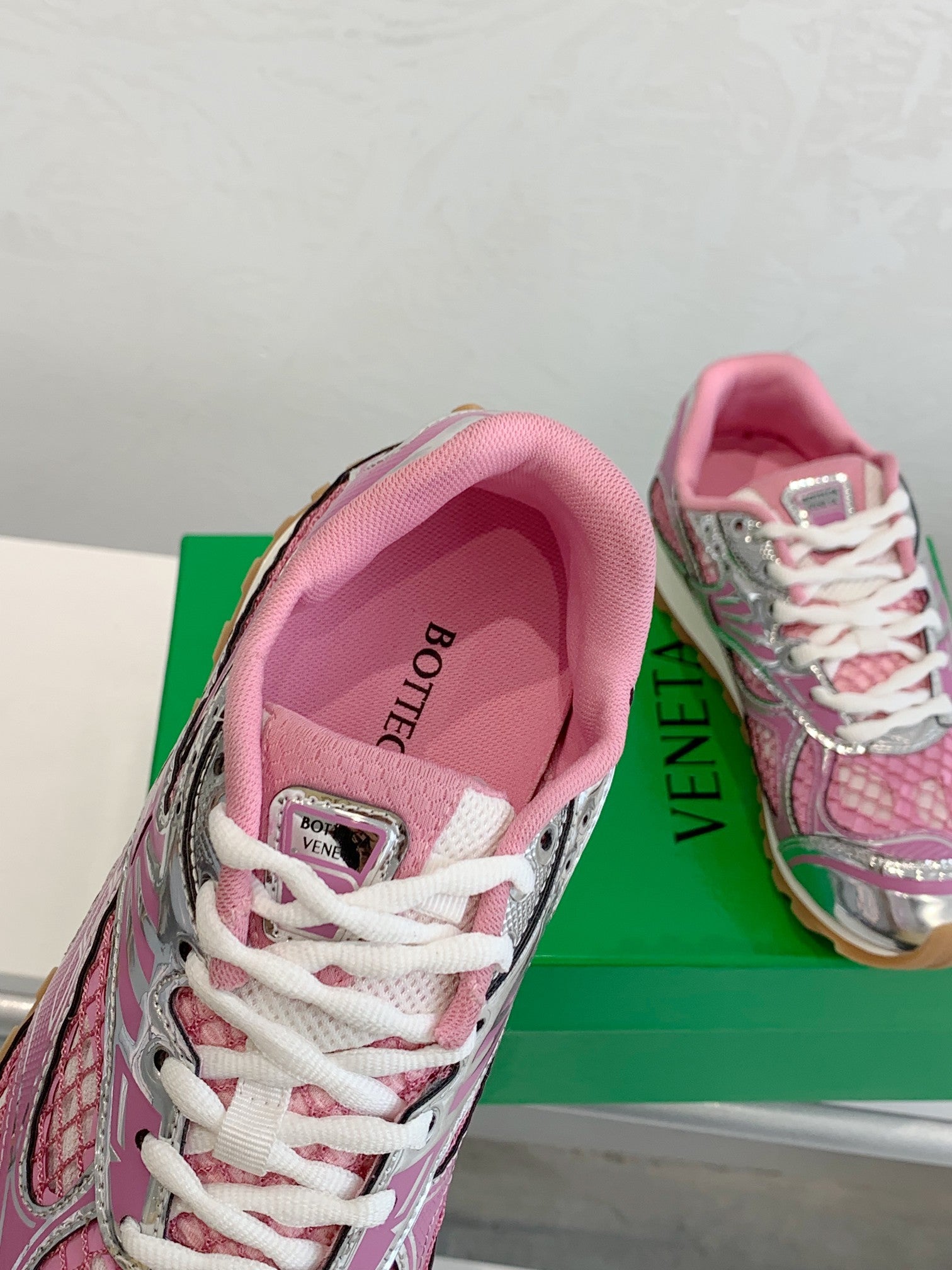 Pink Bottega Veneta