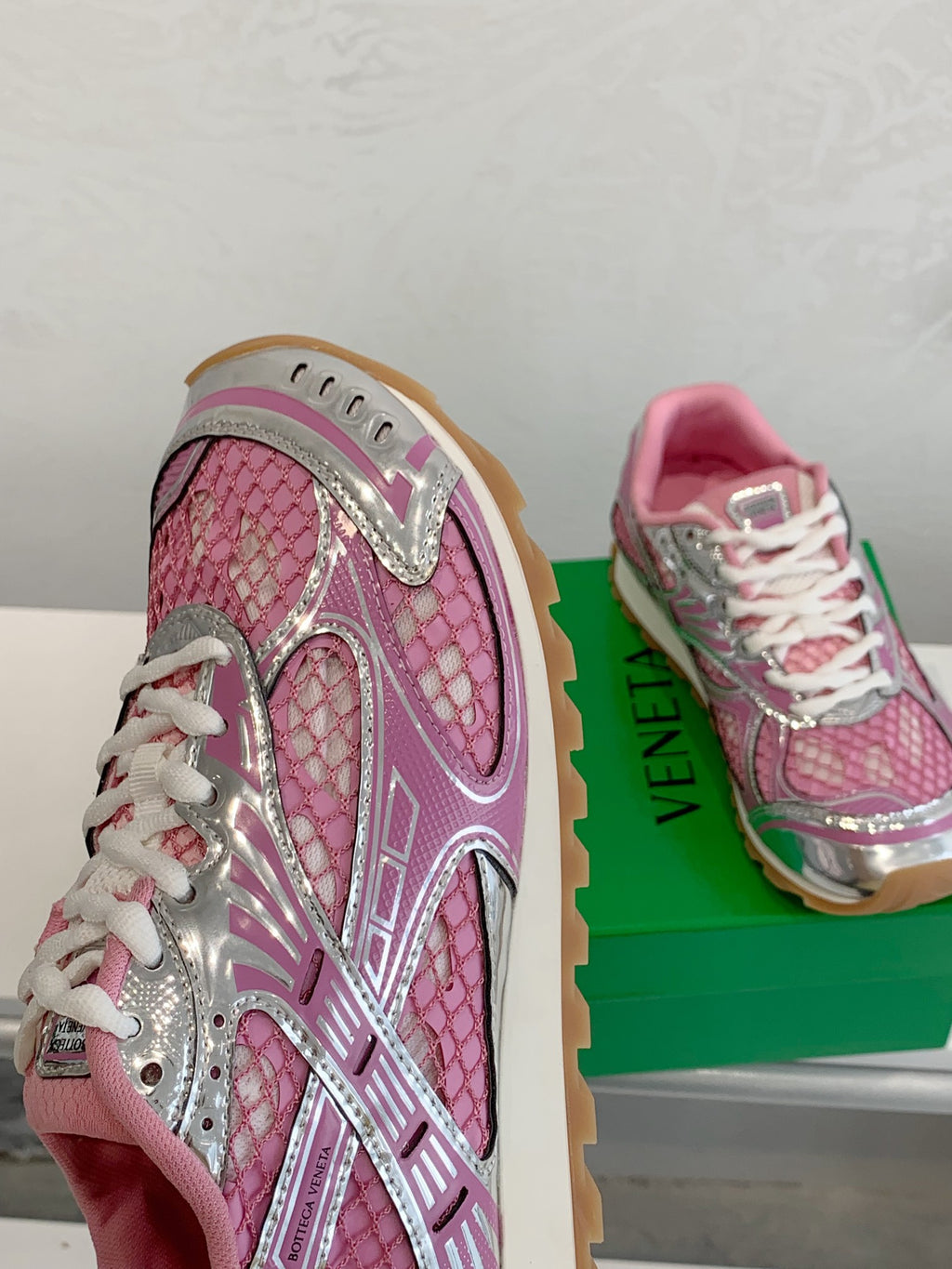 Pink Bottega Veneta