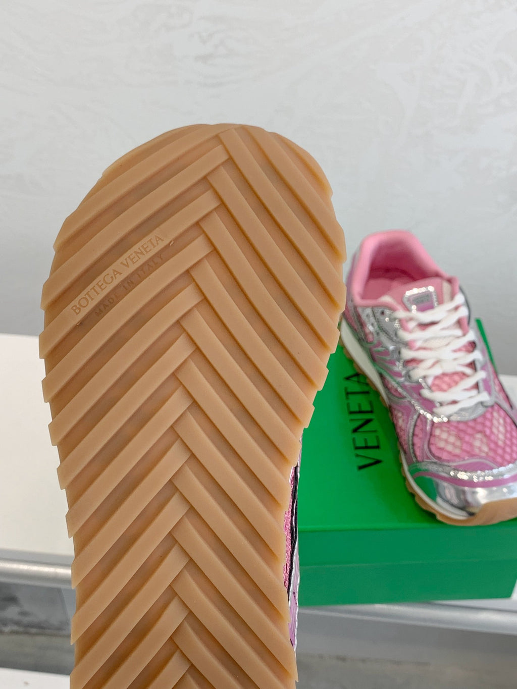 Pink Bottega Veneta