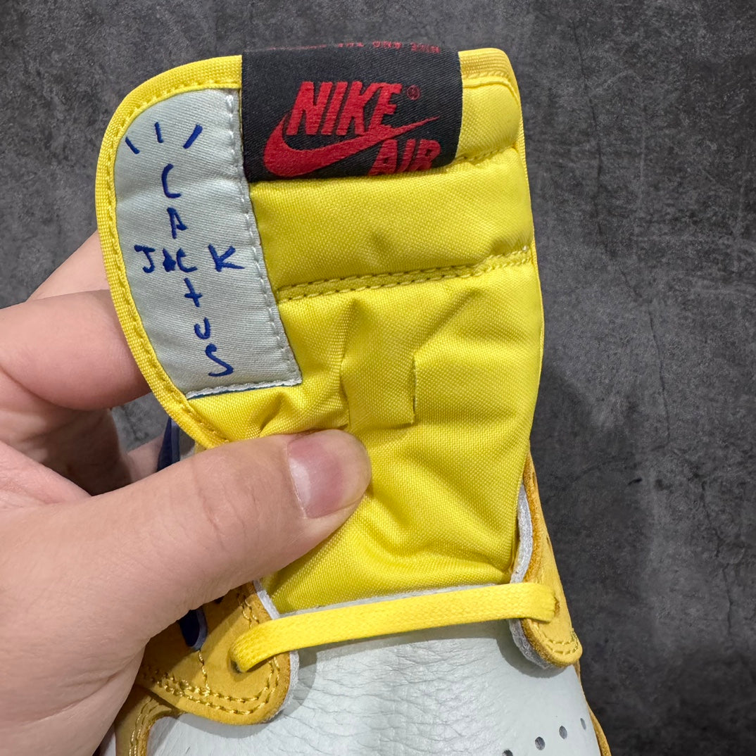 Jordan 1 Travis Scott Canary Yellow