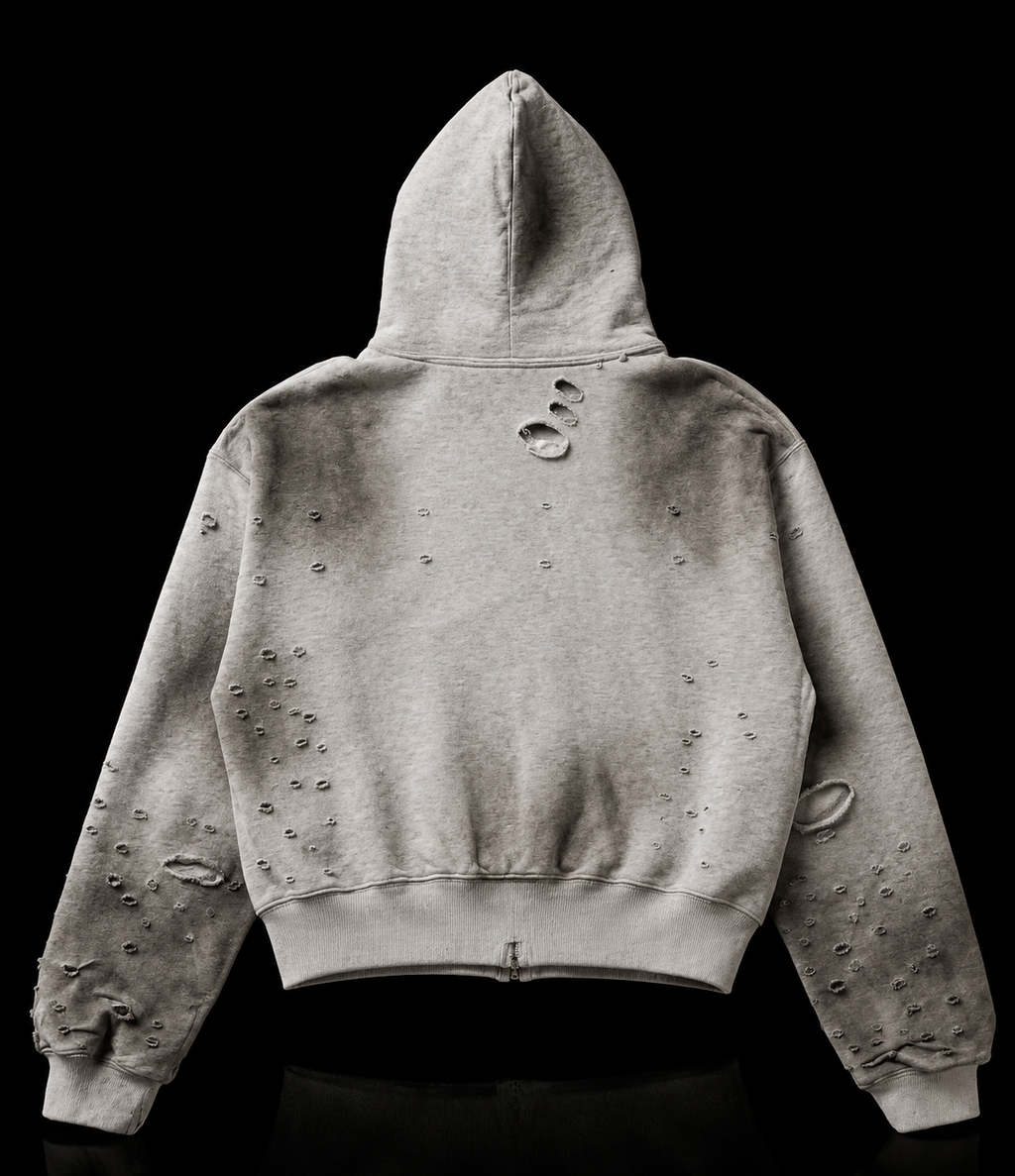 Vale Forever Valley Fest Zip Up Hoodie 'Grey'