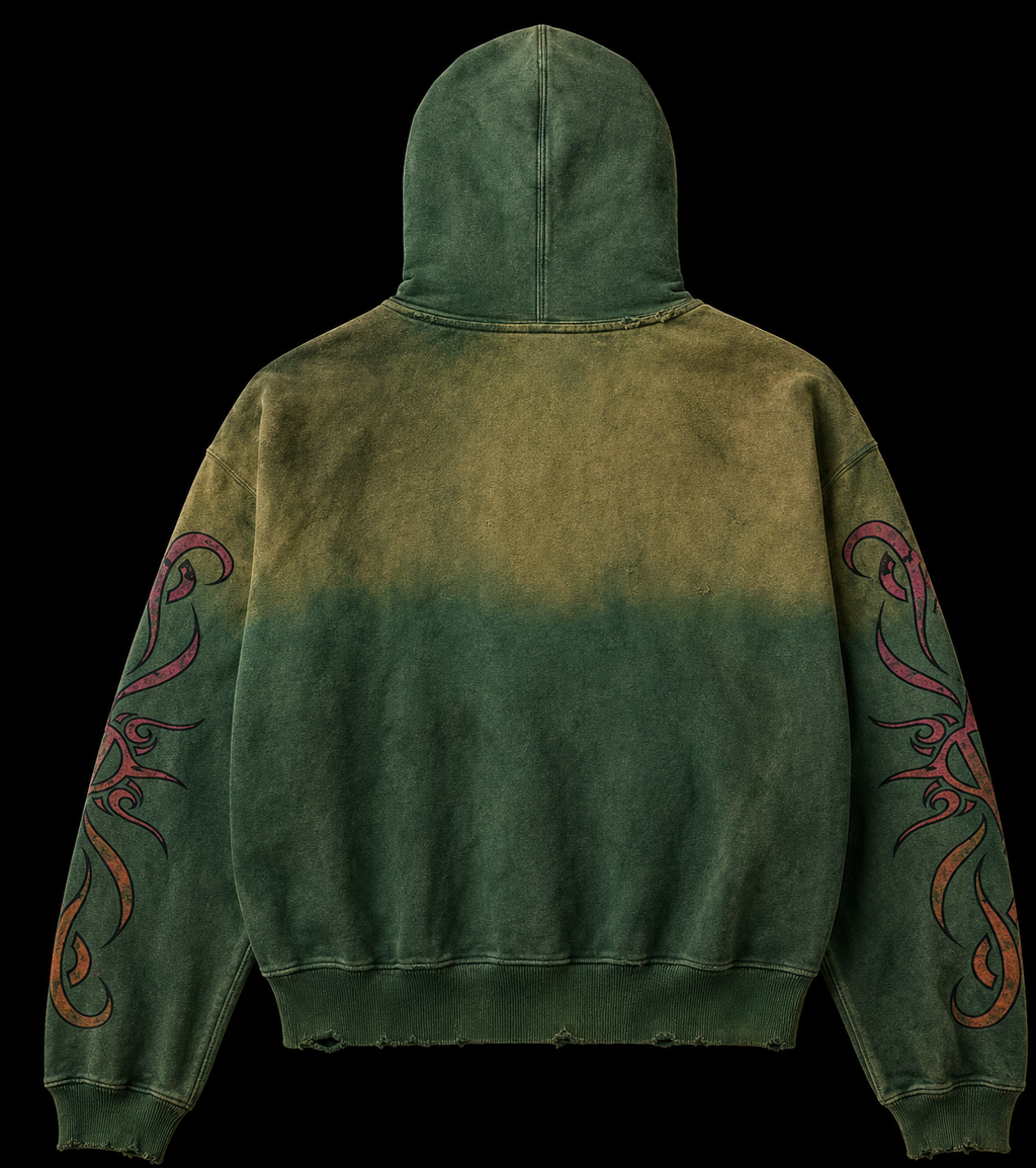 Vale Forever Inferno Zip Up 'Green'
