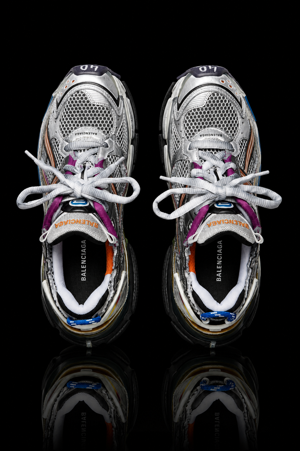 Balenciaga Runner Sneaker in multicolor mesh and nylon