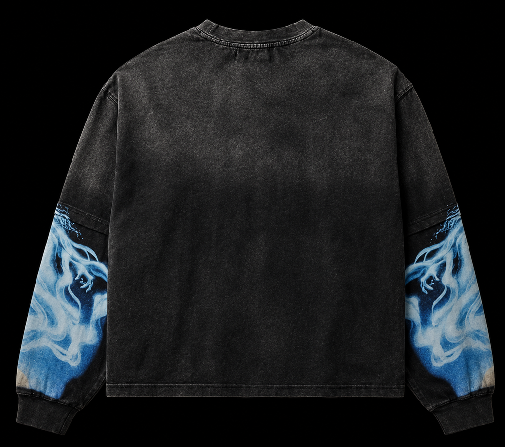 Vale Forever Red Balloon Long-Sleeve 'Black/Blue'
